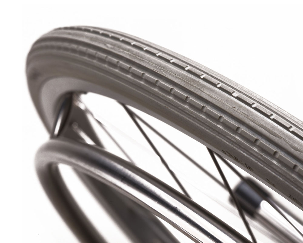 Replacement Wheelchair part 24 x 1 3/8" Tyre Only Solid Wheelchairs