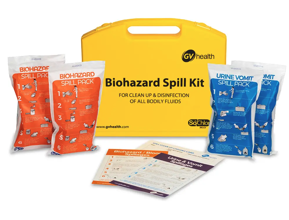 Biohazarad Spill Kit CompleteSingle Kit Spill Kits SSS Australia