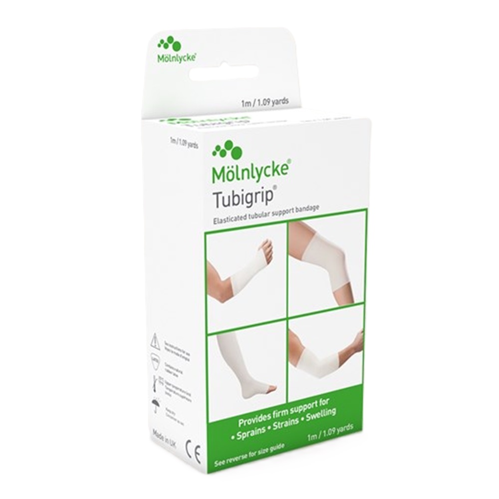 1514261 Tubigrip Tubular Elastic Support Bandage Size D Beige 1m SSS Australia Medical