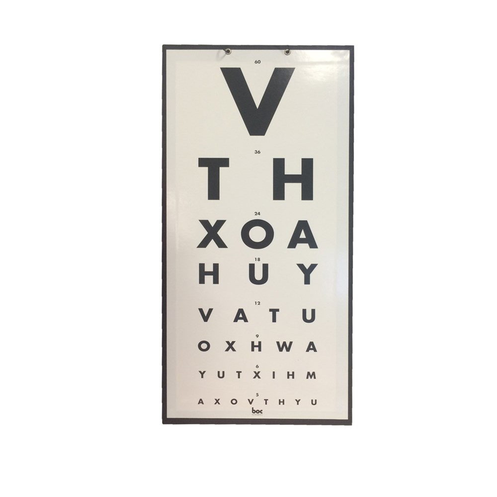 Eye Chart Universal 6 Metre Standard Sss Australia Sss Australia