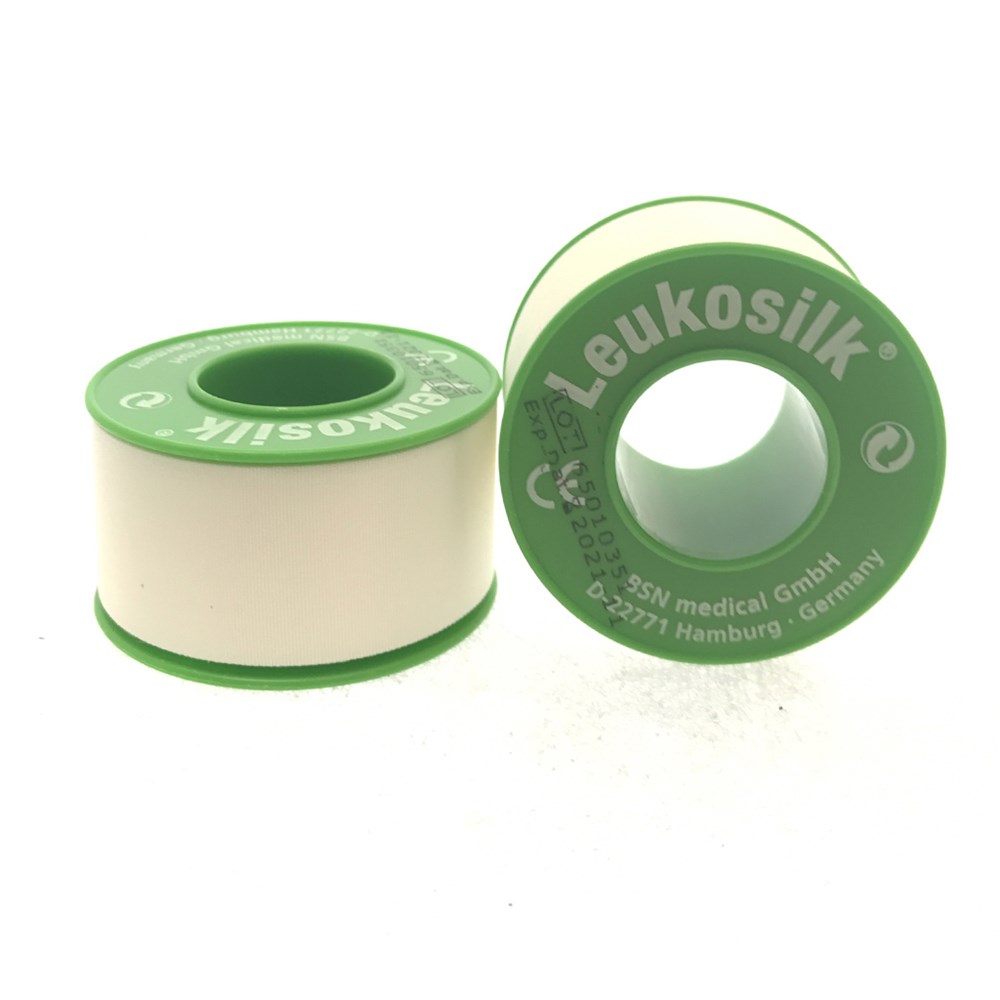 Leukosilk Tape 2.5cm x 9.2m Hospital Pack SSS Australia STAGE SSS