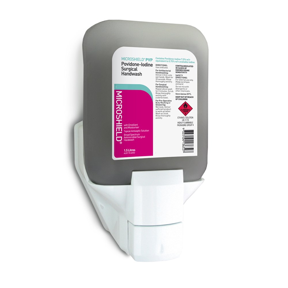 Microshield Povidone Iodine Surgical Handwash Cassette 1.5l SSS