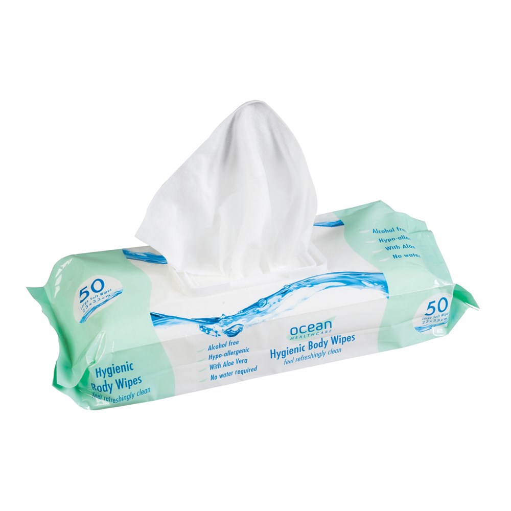 Ocean Hygenic Body Wipes P50 - SSS Australia - SSS Australia Medical ...