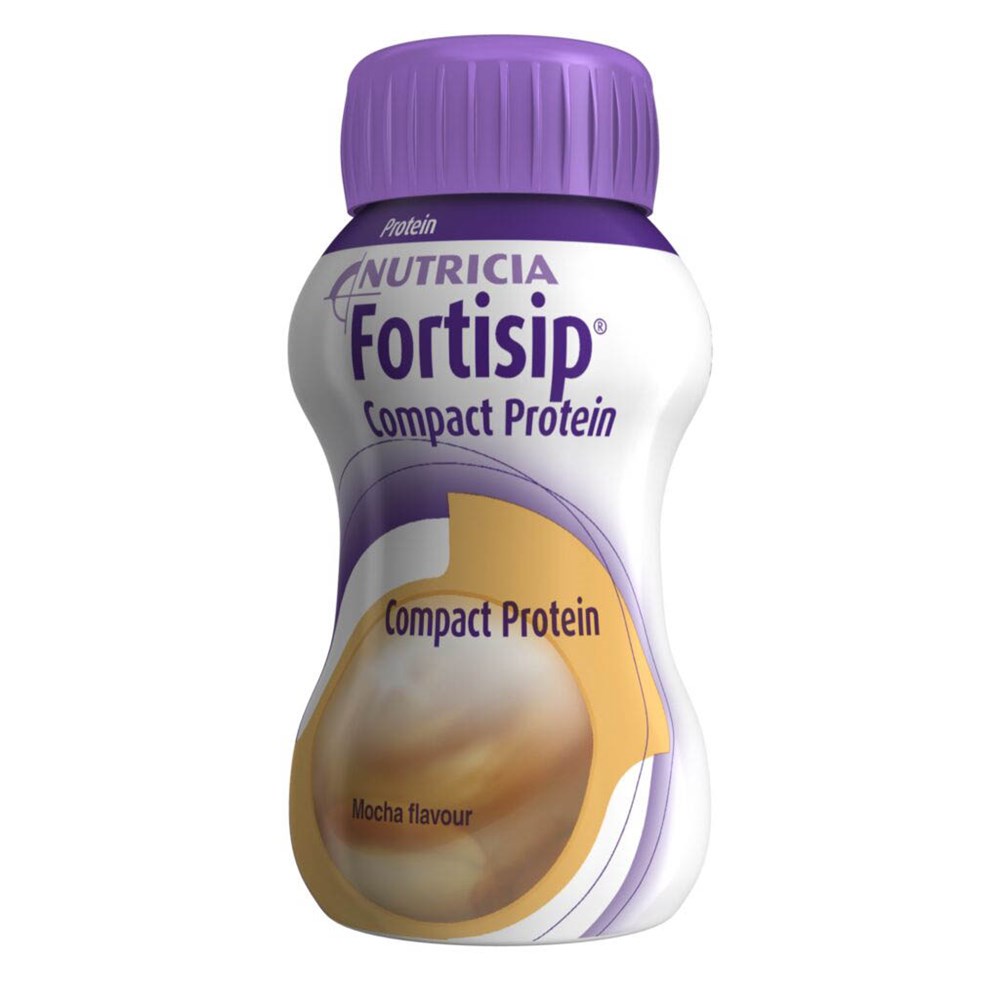 Fortisip Compact Protein Mocha 125ml Ctn 24 SSS Australia SSS