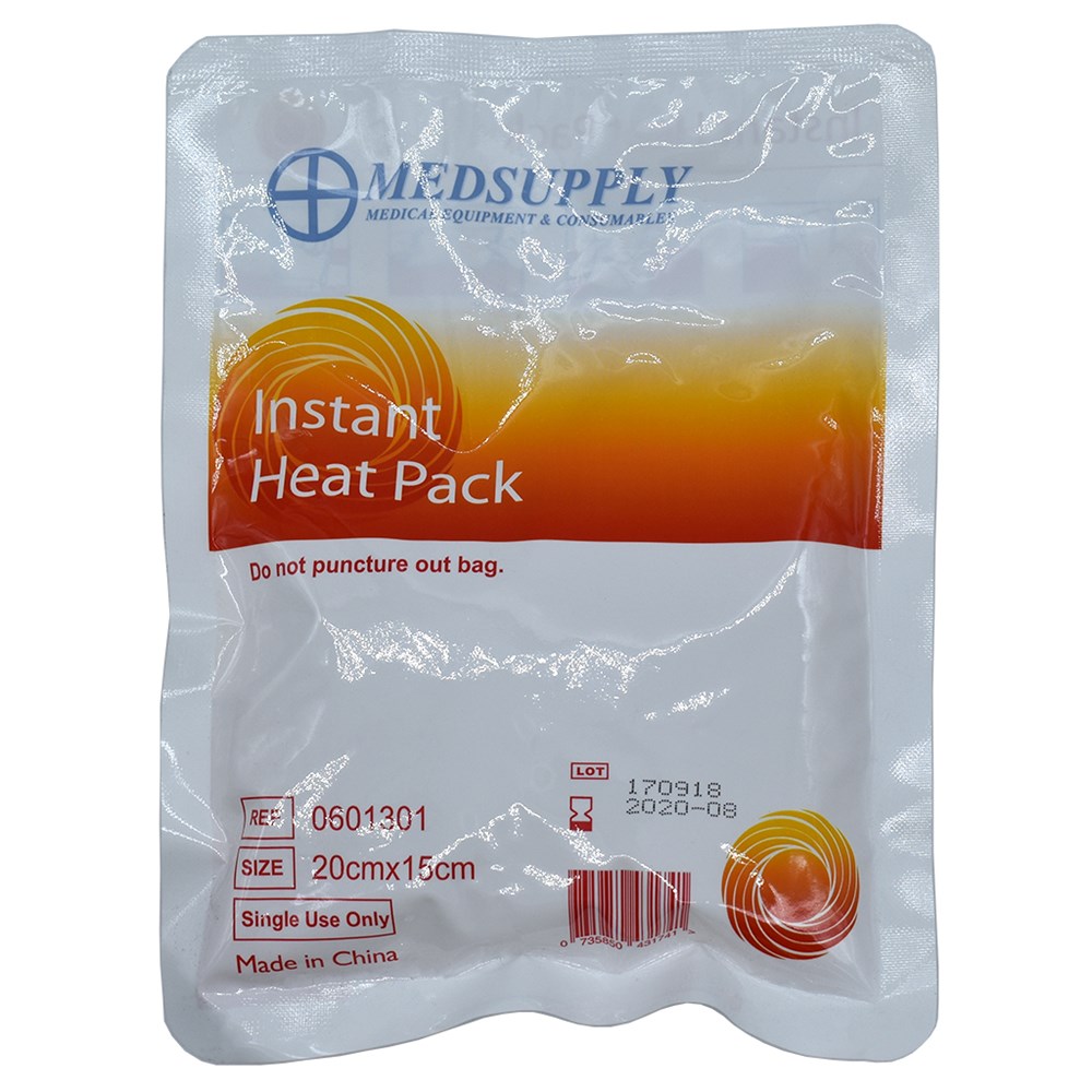 Instant Heat Pack VaNc 20 x 15cm Single Use Each SSS Australia BETA