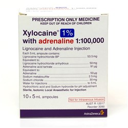 Xylocaine Adren 1% 10 x 5ml SM