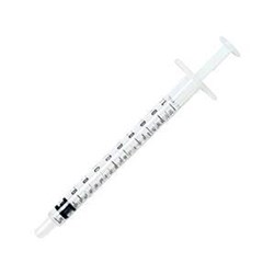 Syringes B.D. 1ml Luer T/B BOX100