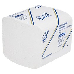 Scott Toilet Tissue Deluxe Soft Interleaved 1Ply 21.5 x 10cm CTN36