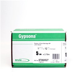 Gypsona Plaster Bandages 5cm x 2.75m PKT12