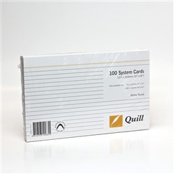 Stationery Cards History White 203 x 127mm PKT100