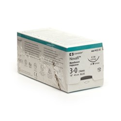Sutures Novafil 3/0 24mm C-14 3/8 RC 45cm Blue 4422-43 BOX12