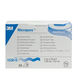 Micropore Surgical Tape 12mm x 9.1m 1530-0 BOX24