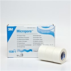 Micropore Surgical Tape 25mm x 9.1m 1530-1 BOX12