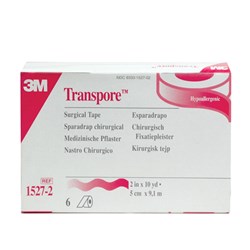 Transpore Surgical Tape 50mm x 9.1m B6 1527-2 BOX6