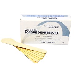 Wood Tongue Depressor Non Sterile BOX100