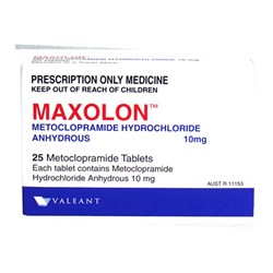 Maxolon Tablets 10mg SM BOX25
