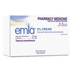 Emla Topical Cream 5% 5 x 5g with Tegaderm SM BOX5