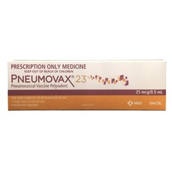 Vaccine Pneumovax 23 Pneumococcal 0.5ml Pfs SM