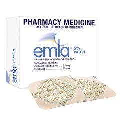 Emla Topical Patch Pack of 20 SM BOX20
