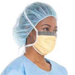 FLUIDSHIELD Level 3 Fog Free Surgical Mask & Antiglare Visor BOX25