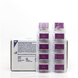 3M Pivoting Head Clipper Blades Purple Single Use for 9661 Surgical Clipper BOX50