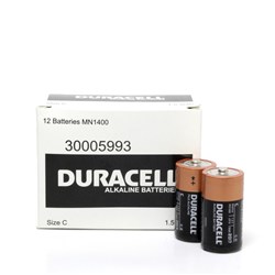 Battery Duracell Alkaline Size C BOX12