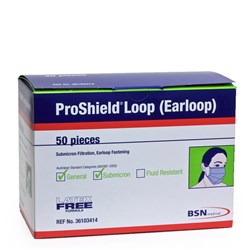 Proshield Surgical Masks Ear Loop 3 Ply Level 2 BOX50