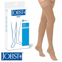 Jobst Ultrasheer Thigh High 15-20mmHg Medium Beige Pair