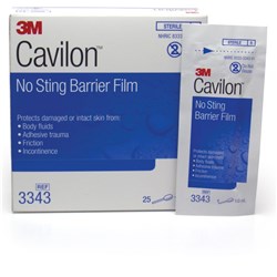 Cavilon No-Sting Barrier Film 1ml Small Foam Applicator 3343E BOX25