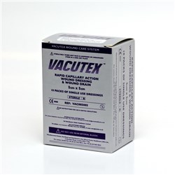 Vacutex Capillary Action Wound Dressing 5 x 5cm BOX10
