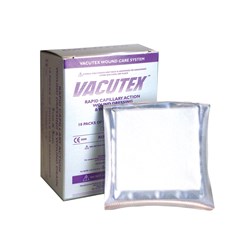 Vacutex Capillary Action Wound Dressing 10 x 15cm BOX10