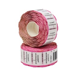 Suretrax Process Indicator Labels-Cerise Roll PKT700