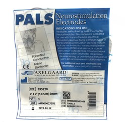 Pals Platinum Tens Electrodes 5 x 5cm Square 895220 PKT4