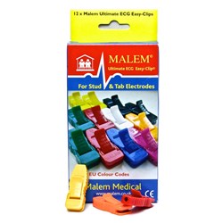 ECG Clips Universal Malem Alligator PKT12