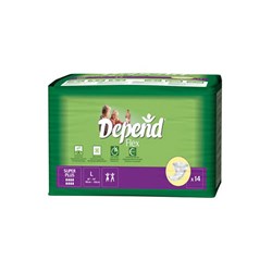 Depend Flex Super-Plus Large 14 x 4 8739 CTN56