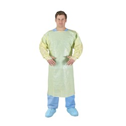 Gown Impervious Thumbs Up Extra Large Yellow 7003 CTN75