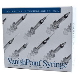 Vanish Point Syringe 3ml 23G x 38mm BOX100