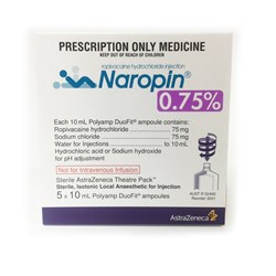 Naropin 0.75% 5 x 10ml SM BOX5