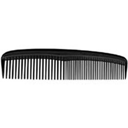 Hair Comb Standard 125mm Black PKT12