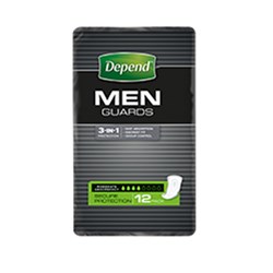 Depend Male Guard 6 x 12 19068 CTN72