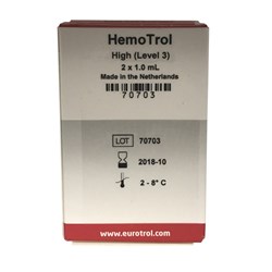 Hemotrol Quality Control Soln High 1ml CC for HB201 BOX2 Cold Chain lines for NON Metropolitan Deliveries are SHIPPED SEPARATELY