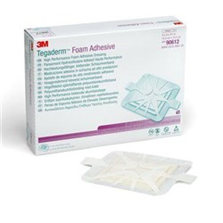Tegaderm Foam Adhesive Dressing 14.3 x 14.3cm Square 90612 BOX10