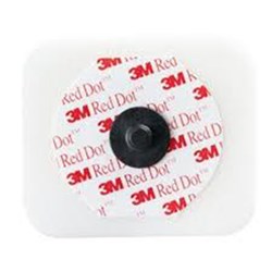 Red Dot Electrode Radiolucent Monitoring Foam Back (50 x 20) 2570 CTN1000