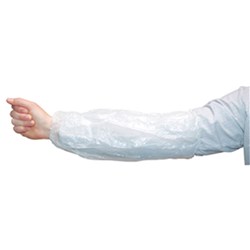 Oversleeves Polythene Waterproof White (20's) PKT100