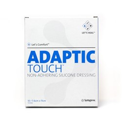 Adaptic Touch Non-Adherant Silicone Dressing 7.6 x 11cm TCH502 BOX10