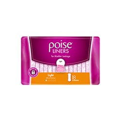 Depend Poise Light Liner 18 x 8 91673 CTN144