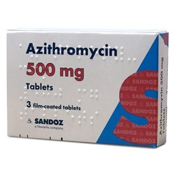 Azithromycin Tab 500mg SM BOX3
