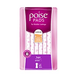 Depend Poise Super 6 x 14 91840 CTN84