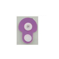 I.D. Band Alert Snap-Indent-Alert Colour Blank Grape BOX240