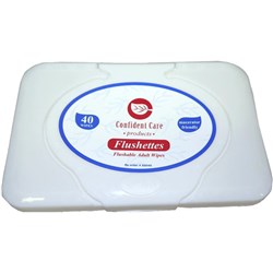 CCP Flushette Wipes (Flushable & Macerator Friendly) Tub PKT40